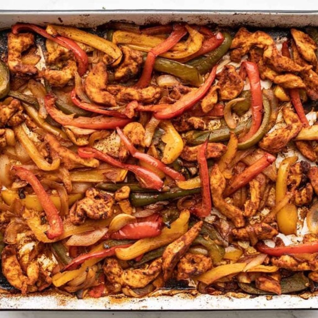 Fajitas apres la cuisson