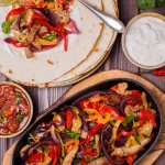 recette facile Fajitas de Poulet sur Plaque au Four