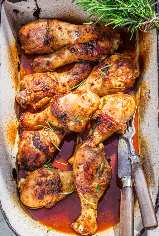 Recette pilon de poulet au four